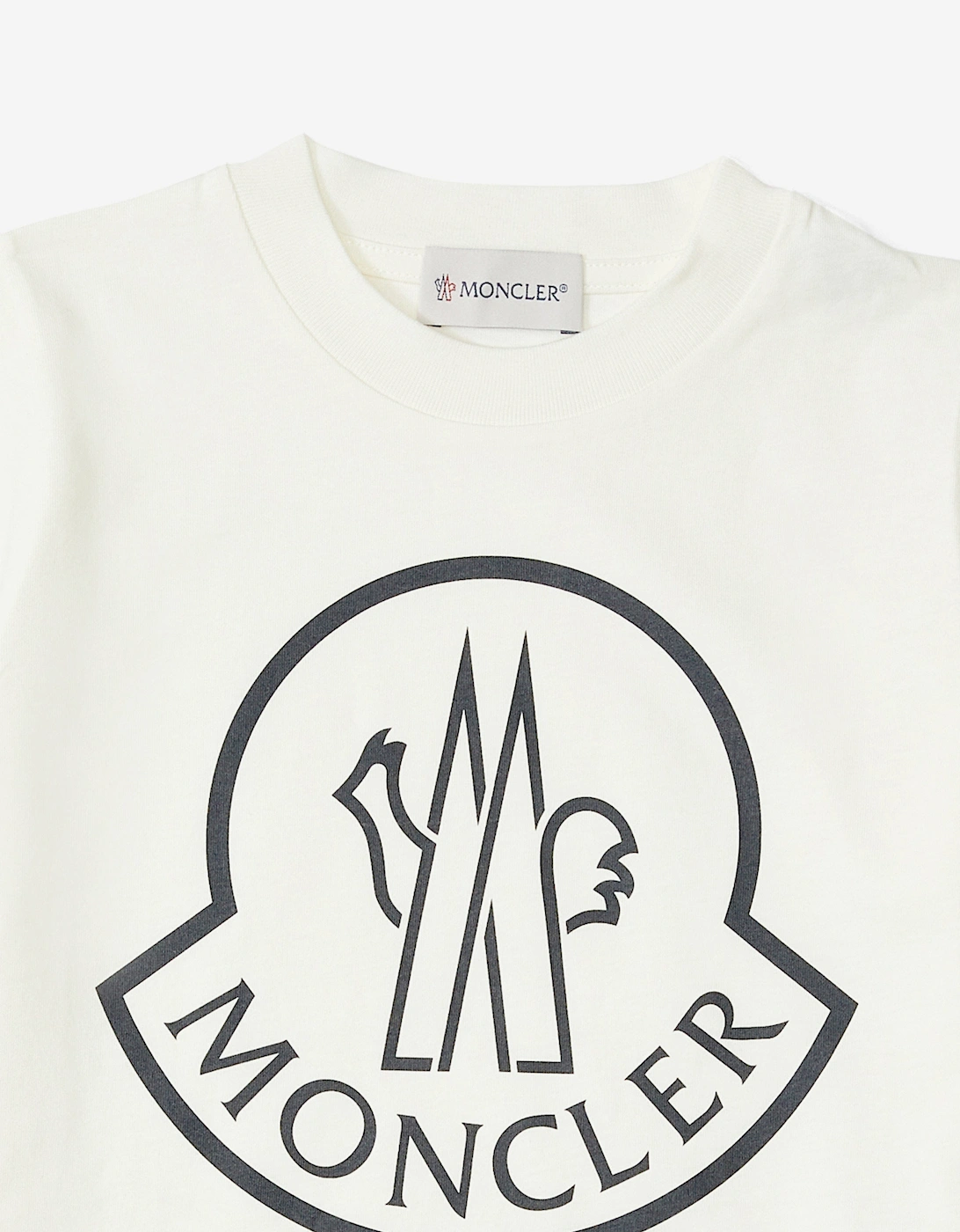 Boys Logo T-Shirt in Ivory
