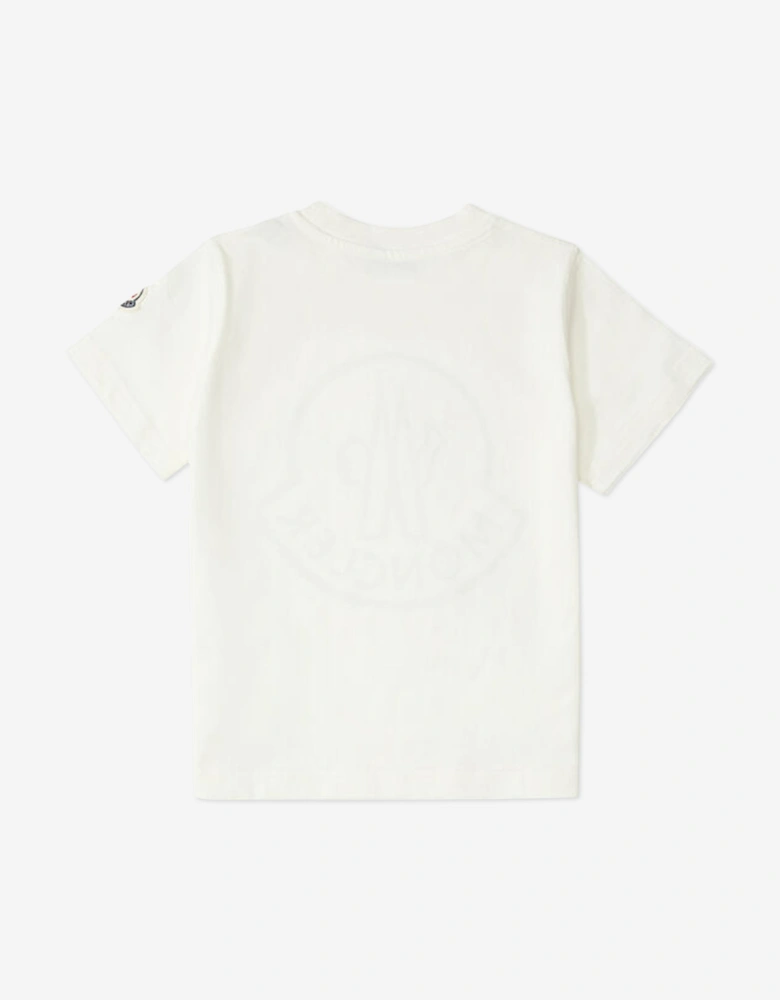 Boys Logo T-Shirt in Ivory
