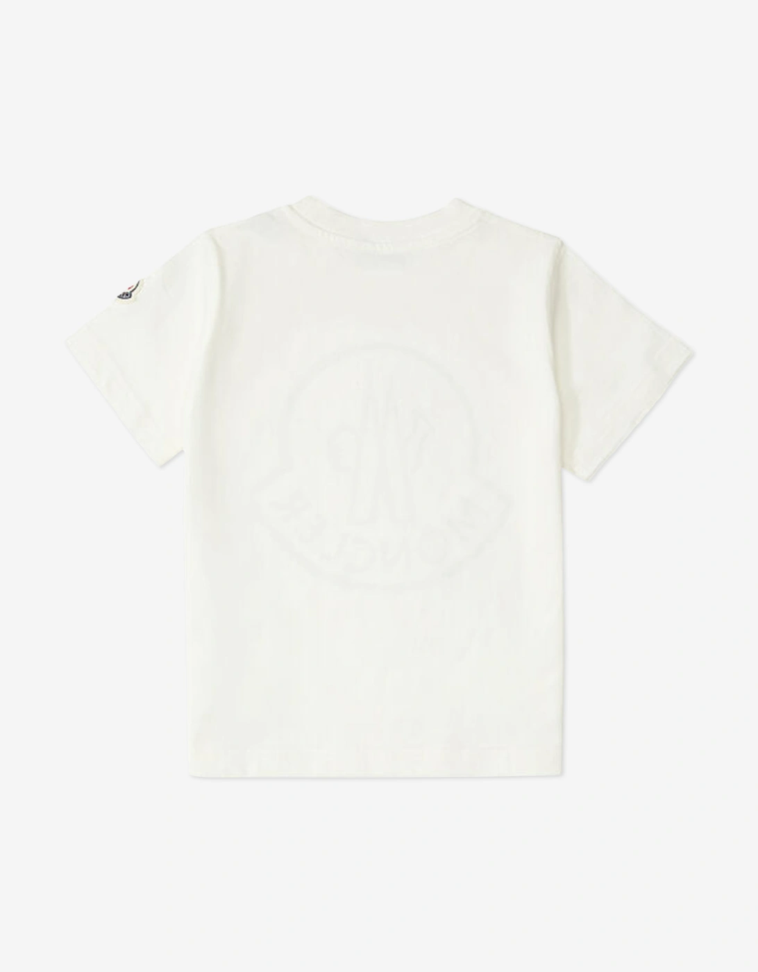 Boys Logo T-Shirt in Ivory