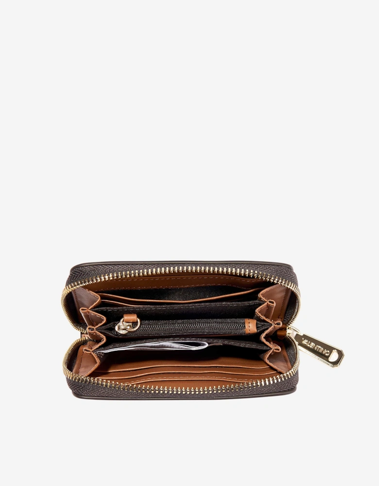 Regina Re Zip Around Wallet in Brown (13cm)