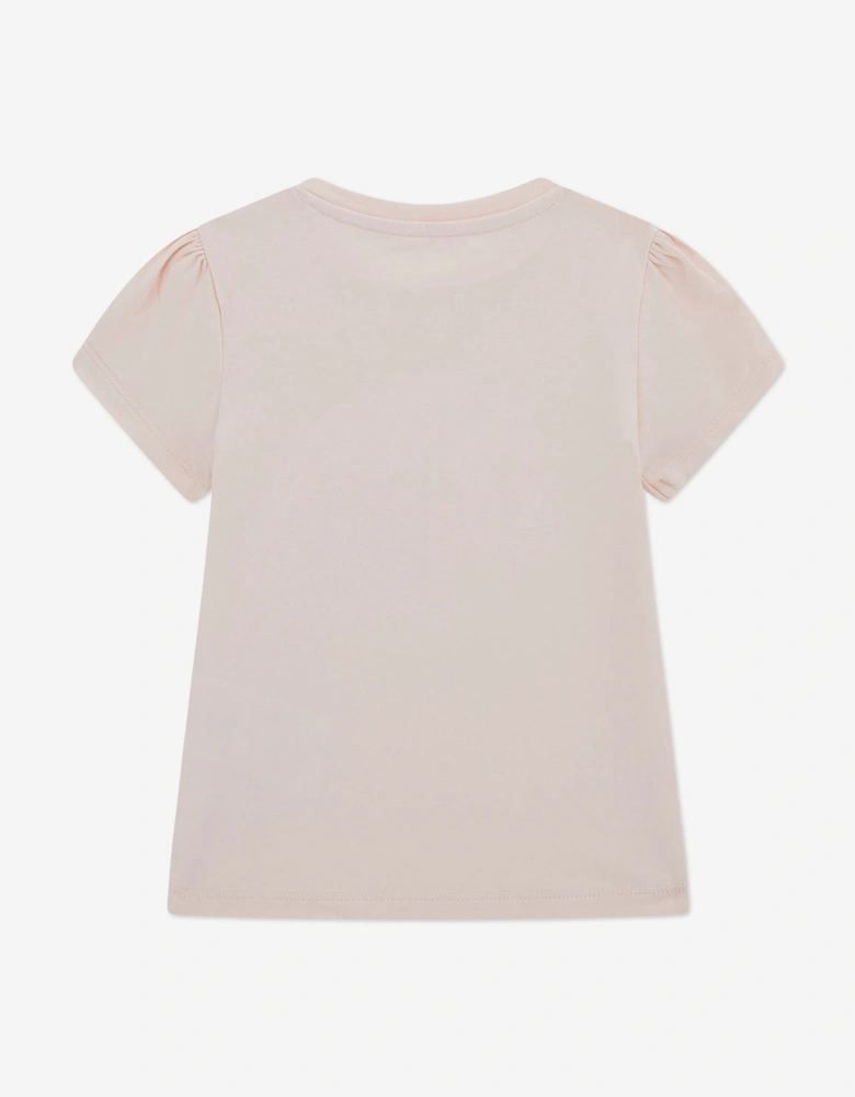 Girls Cherry T-Shirt in Pink