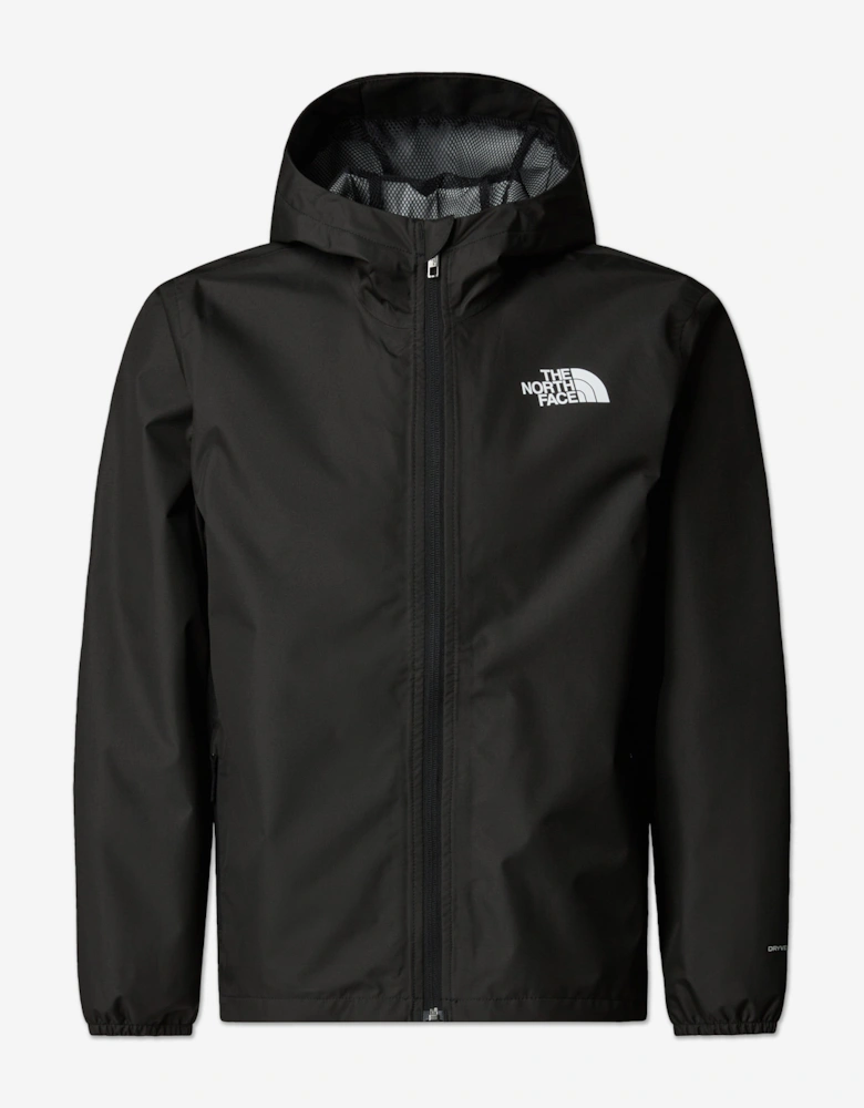 Kids Zipline Rain Jacket in Black