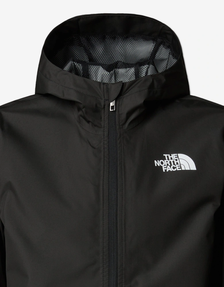 Kids Zipline Rain Jacket in Black