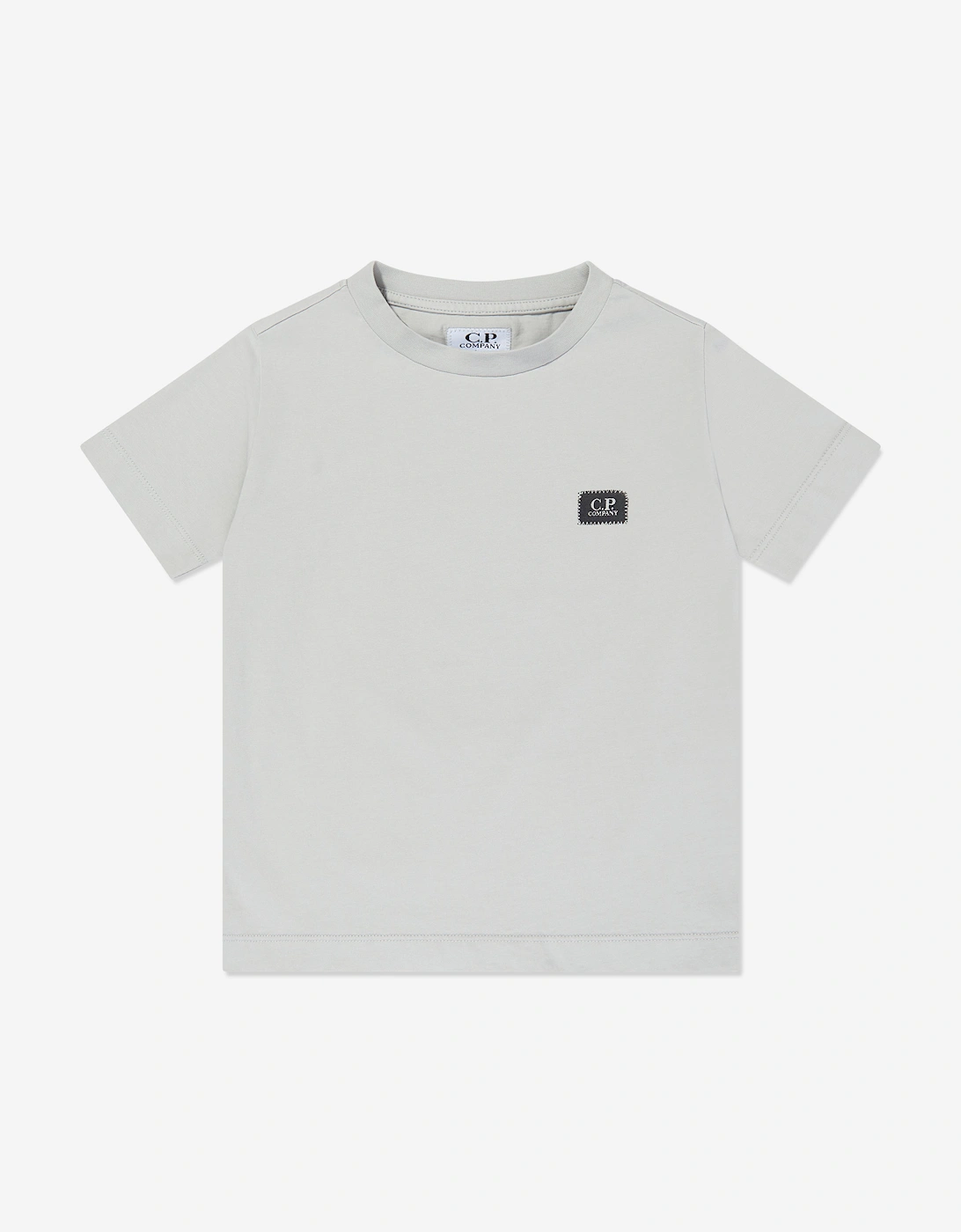 C.P. Company Boys Logo T-Shirt in Grey, 5 of 4