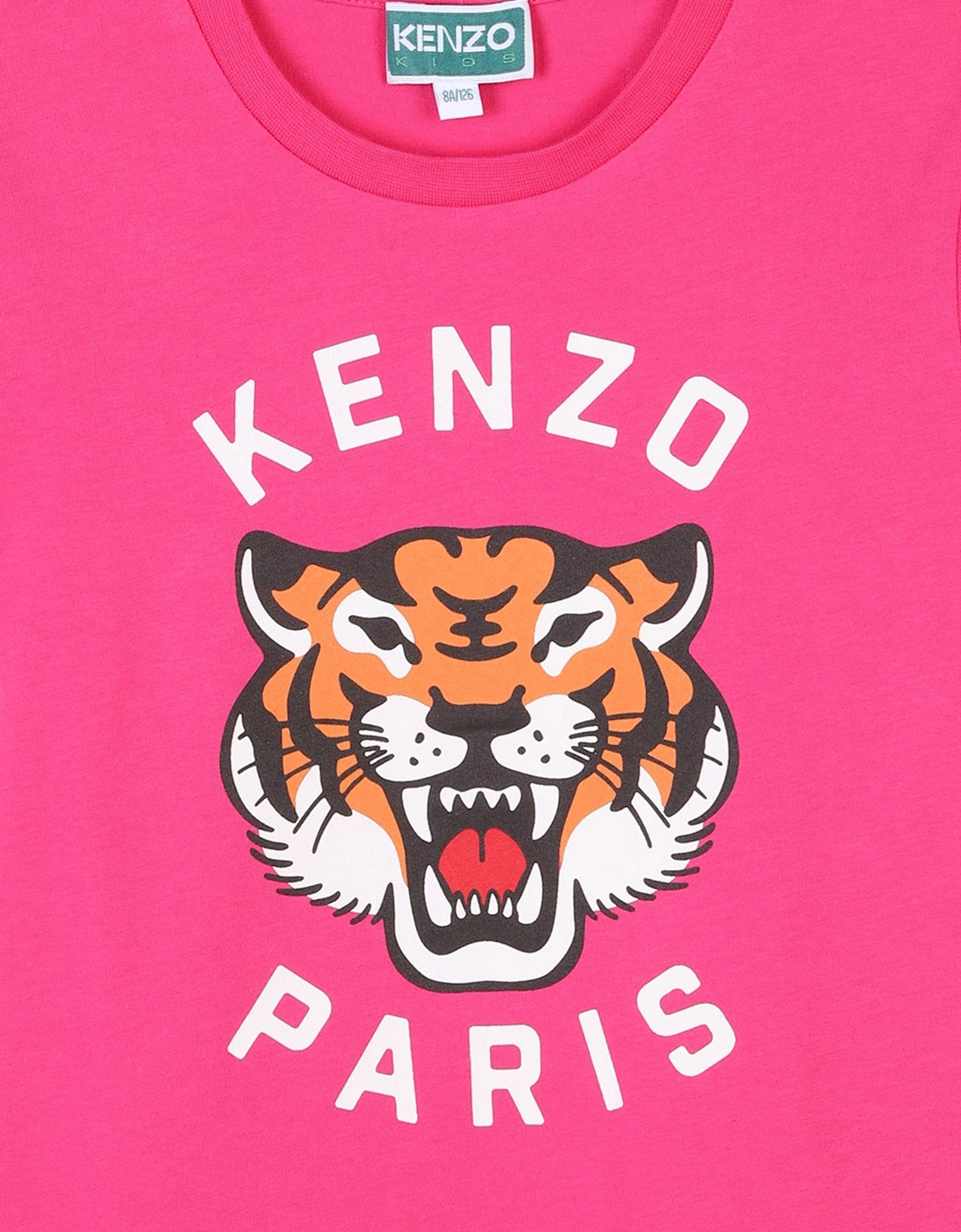 Girls Tiger T-Shirt in Pink