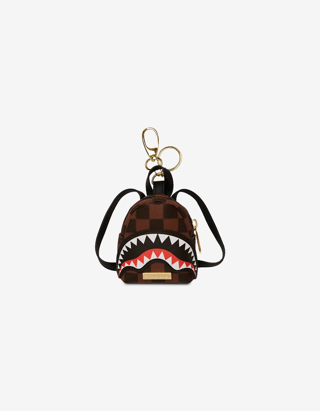 Kids Sawtooth Sharks In Paris Keychain in Brown (9cm), 5 of 4