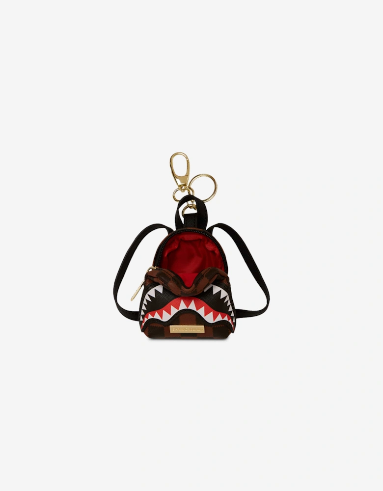 Kids Sawtooth Sharks In Paris Keychain in Brown (9cm)