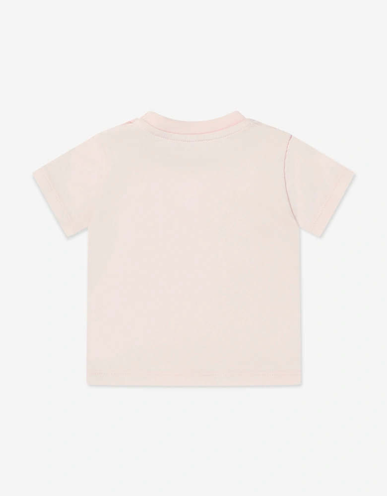 Baby Girls Logo T-Shirt in Pink