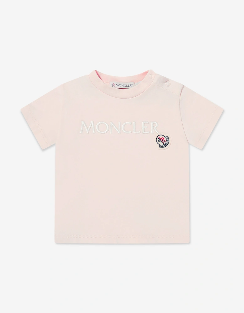 Baby Girls Logo T-Shirt in Pink