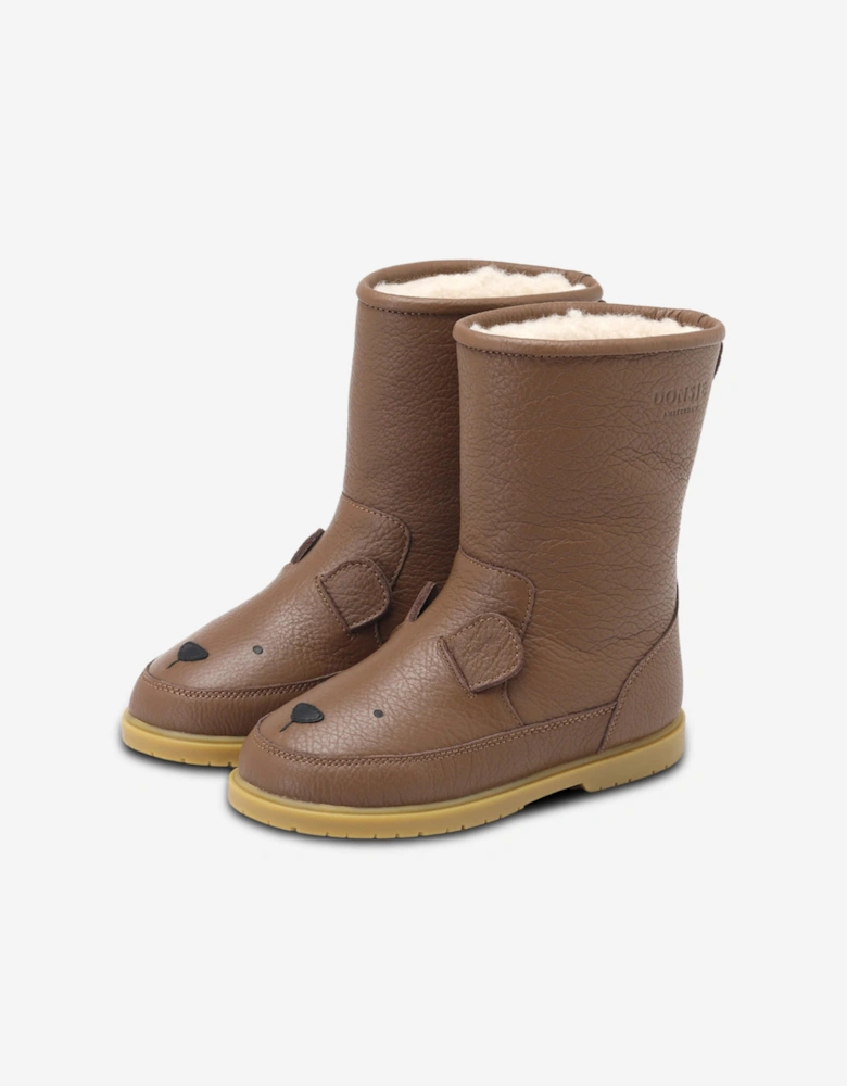 Kids Wadudu Classic Bear Boots in Brown