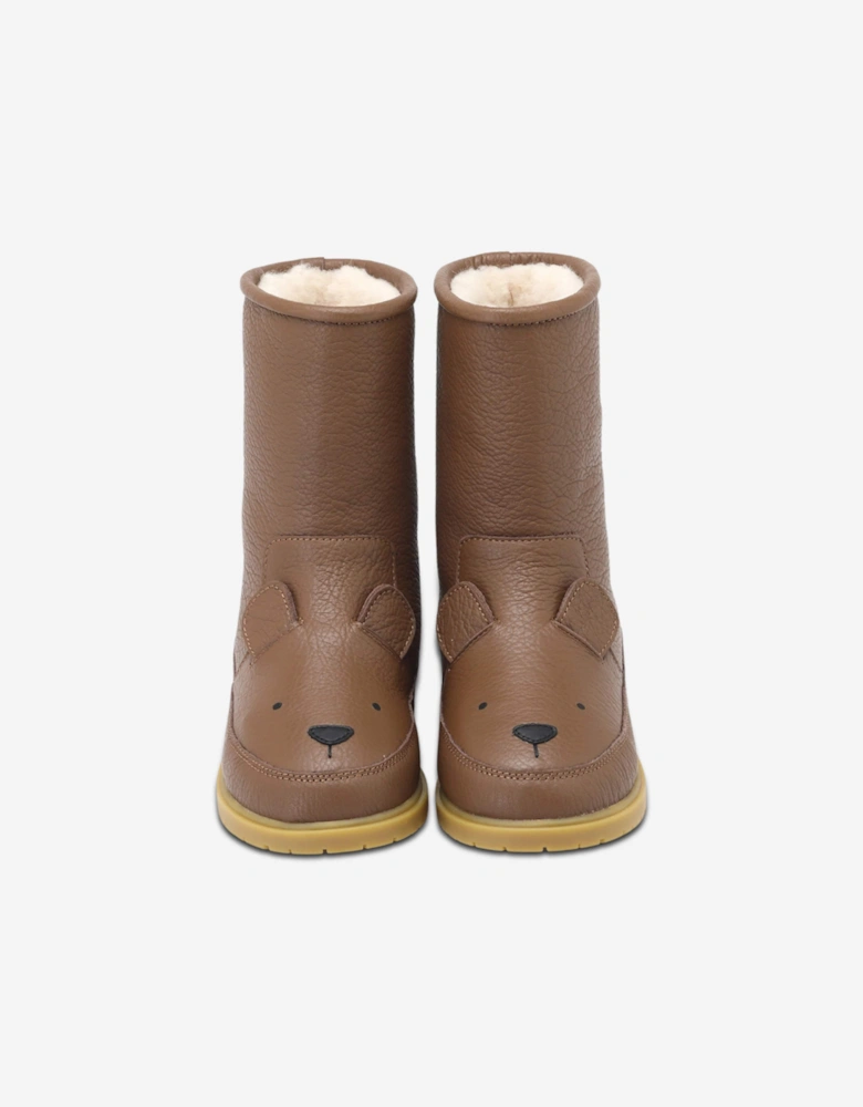 Kids Wadudu Classic Bear Boots in Brown