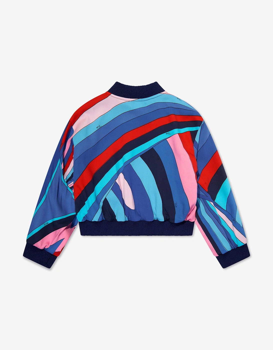 Girls Iride Print Zip Up Jacket in Multicolour