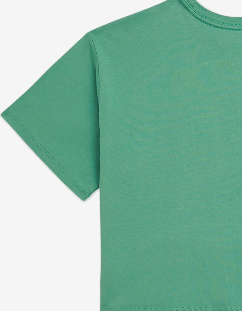 Girls Big Pony T-Shirt in Green