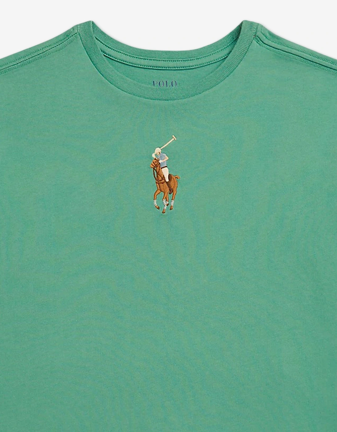 Girls Big Pony T-Shirt in Green
