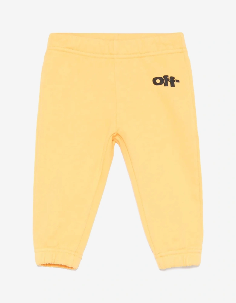 Baby Boys Type Graphic Joggers in Yellow