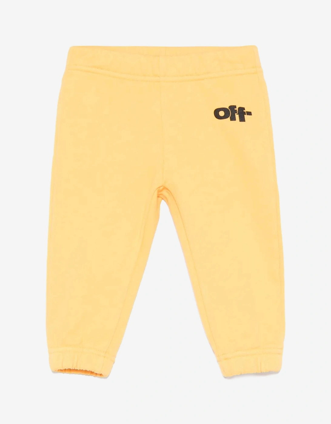 Baby Boys Type Graphic Joggers in Yellow, 3 of 2