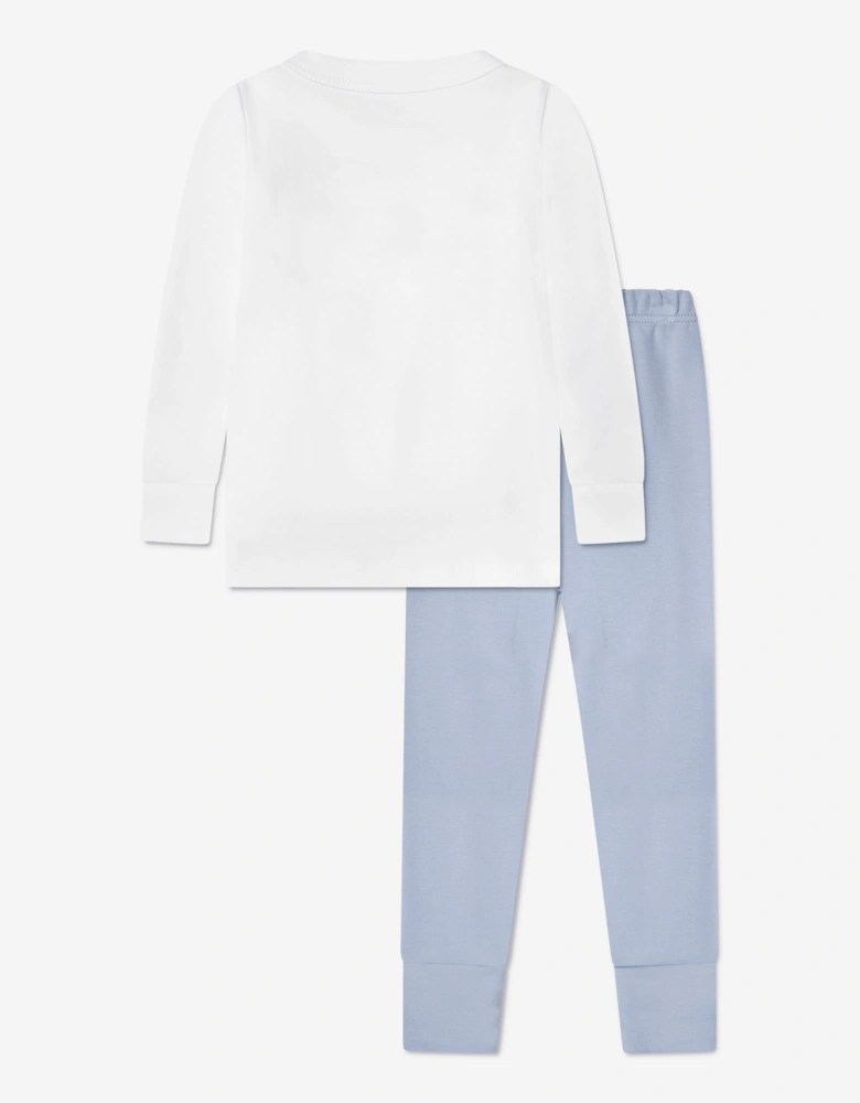 Baby Boys Little Brother Pyjamas in Blue