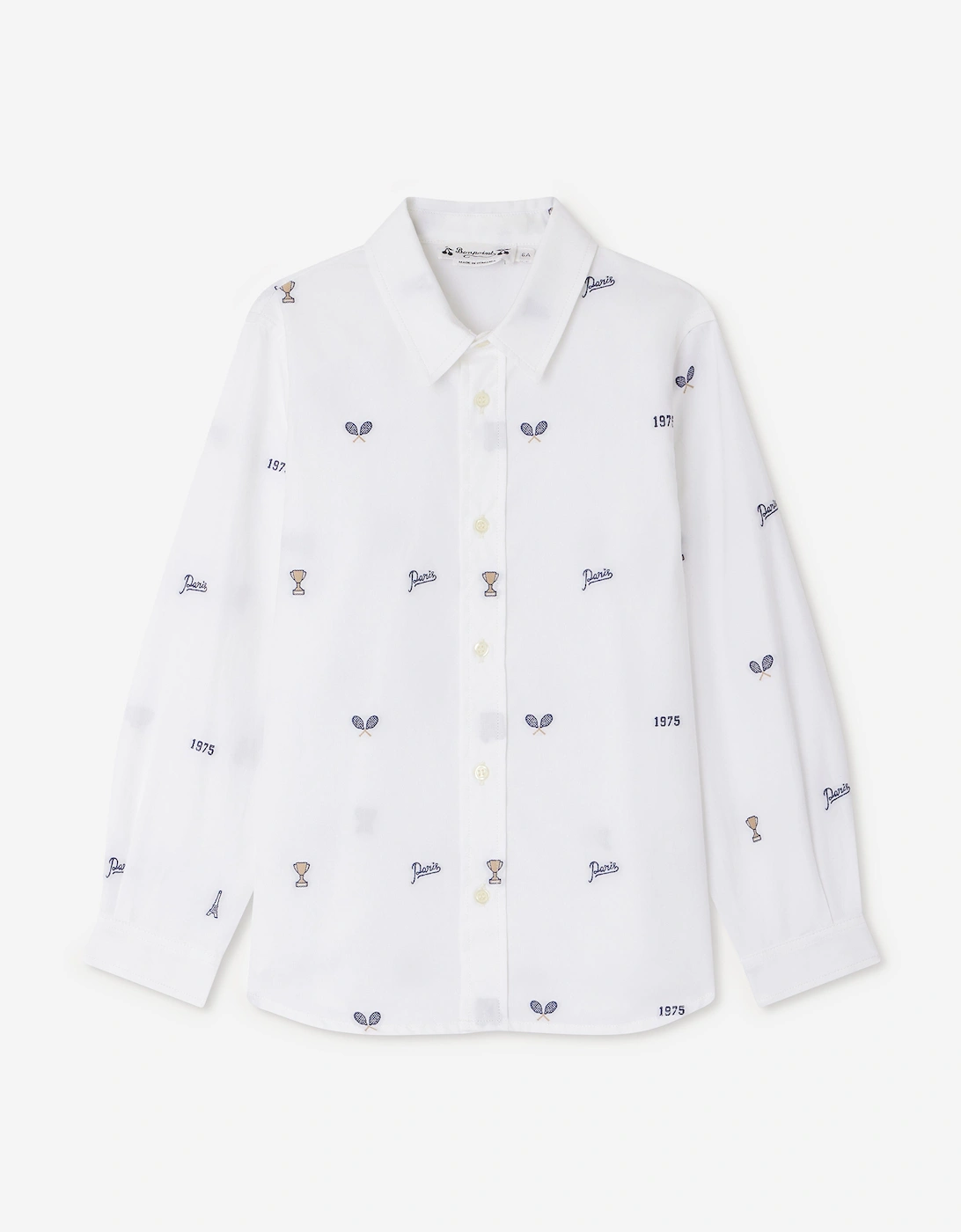Boys Daho Shirt in Navy, 5 of 4