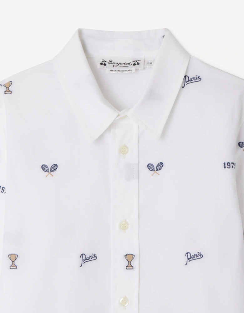 Boys Daho Shirt in Navy