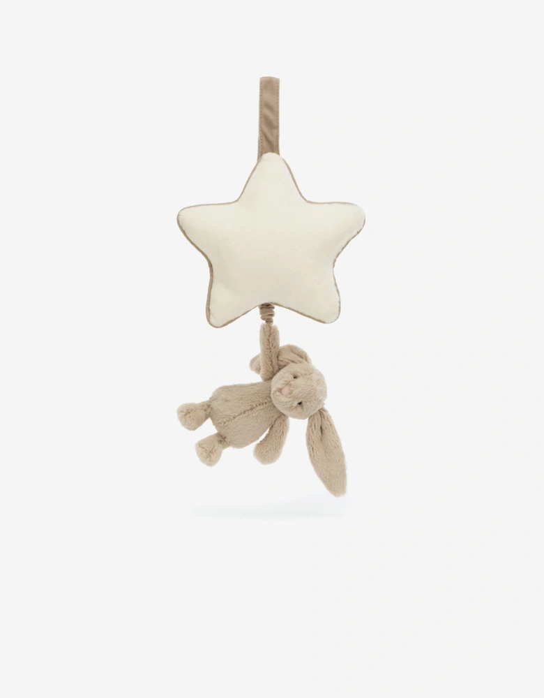 Bashful Beige Bunny Musical Pull in Beige (30 CM)