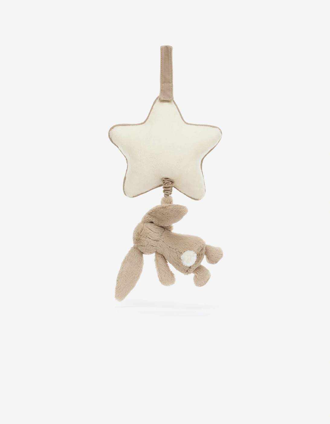 Bashful Beige Bunny Musical Pull in Beige (30 CM)