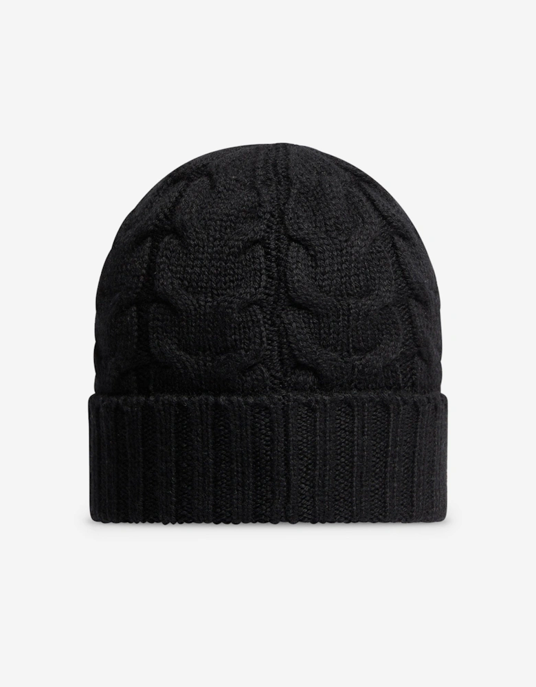 Enfant Boys Logo Beanie Hat in Black