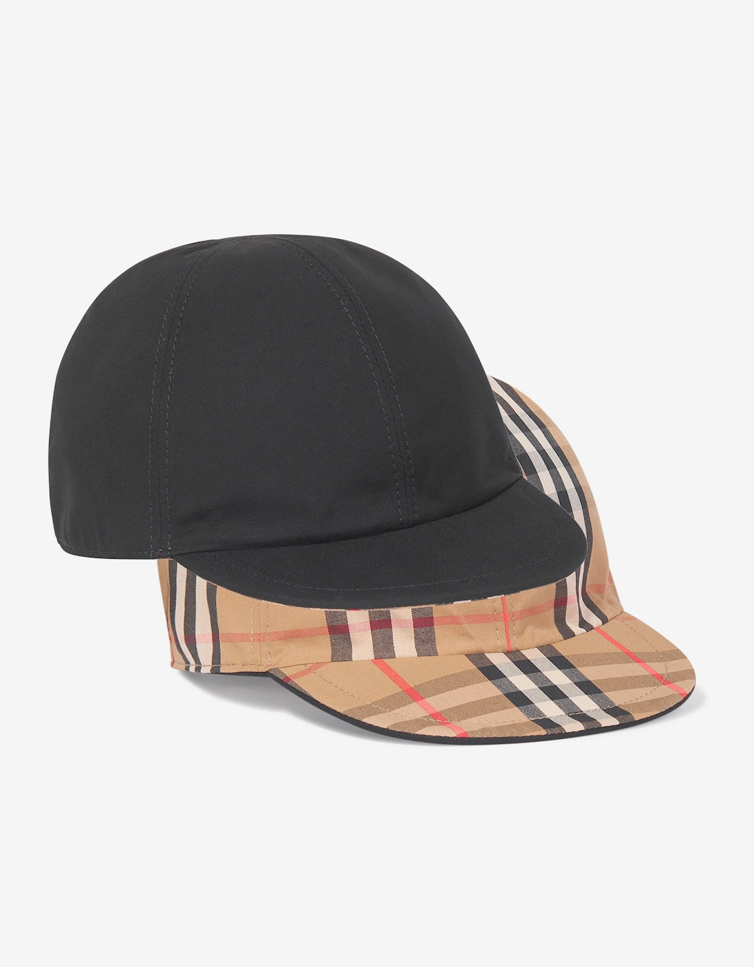 Baby Reversible Cap in Black, 6 of 5