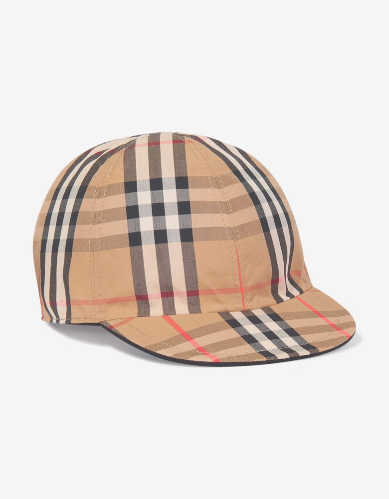 Baby Reversible Cap in Black