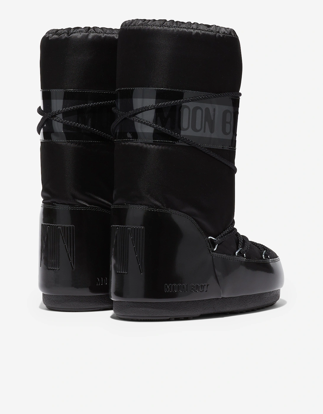 Moon Boot Kids Icon Glance Boots in Black