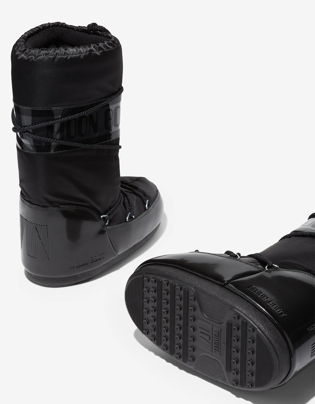 Moon Boot Kids Icon Glance Boots in Black