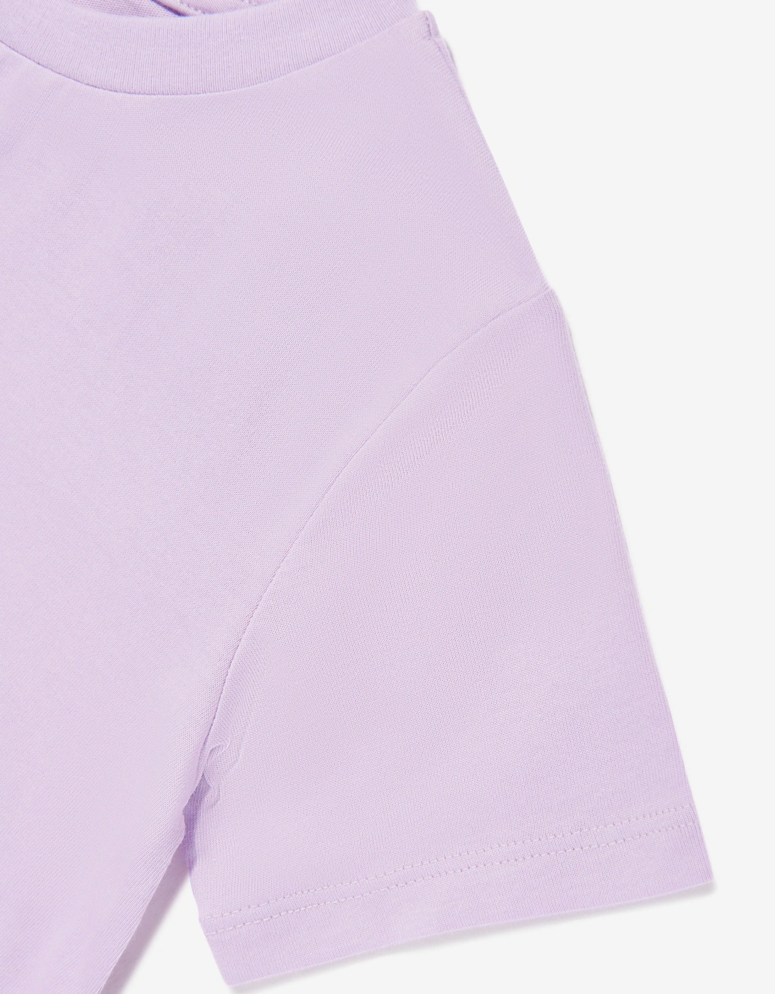Girls Fringed Star Jersey Dress in Purple