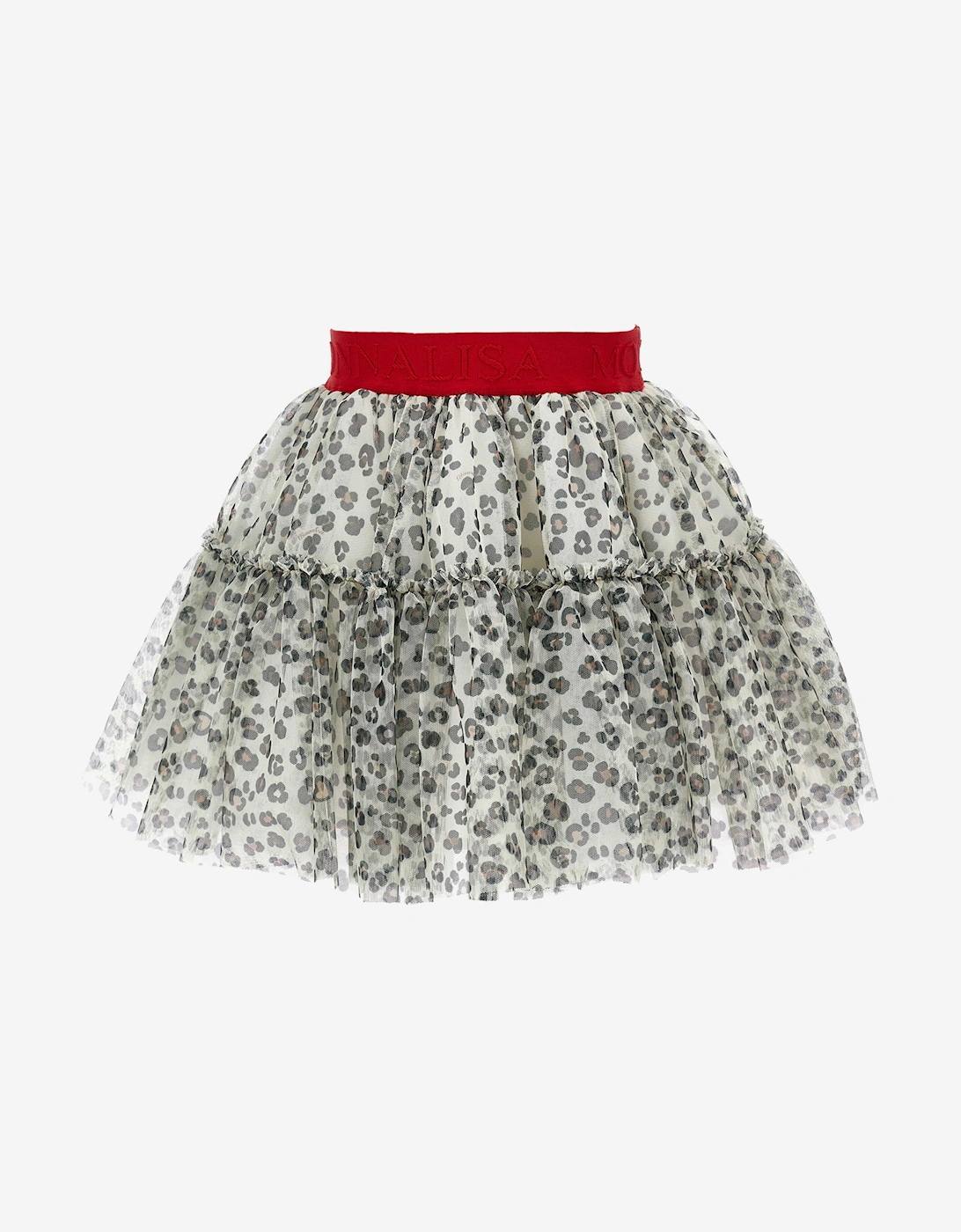 Girls Leopard Tulle Tutu in Beige, 6 of 5