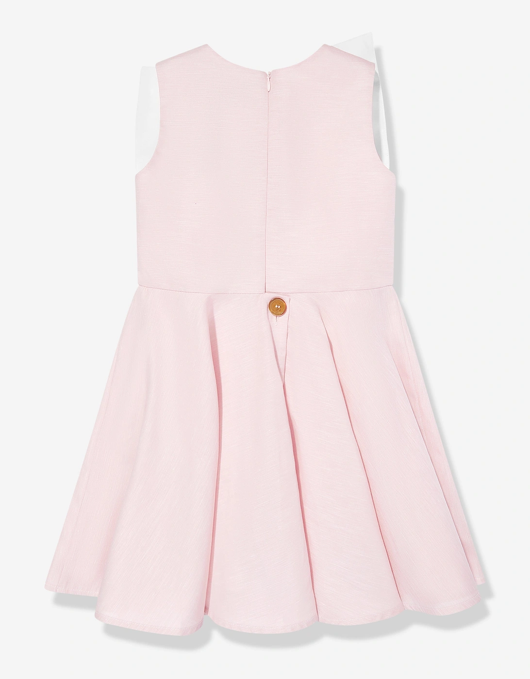Girls Peony Flower Dress in Pink