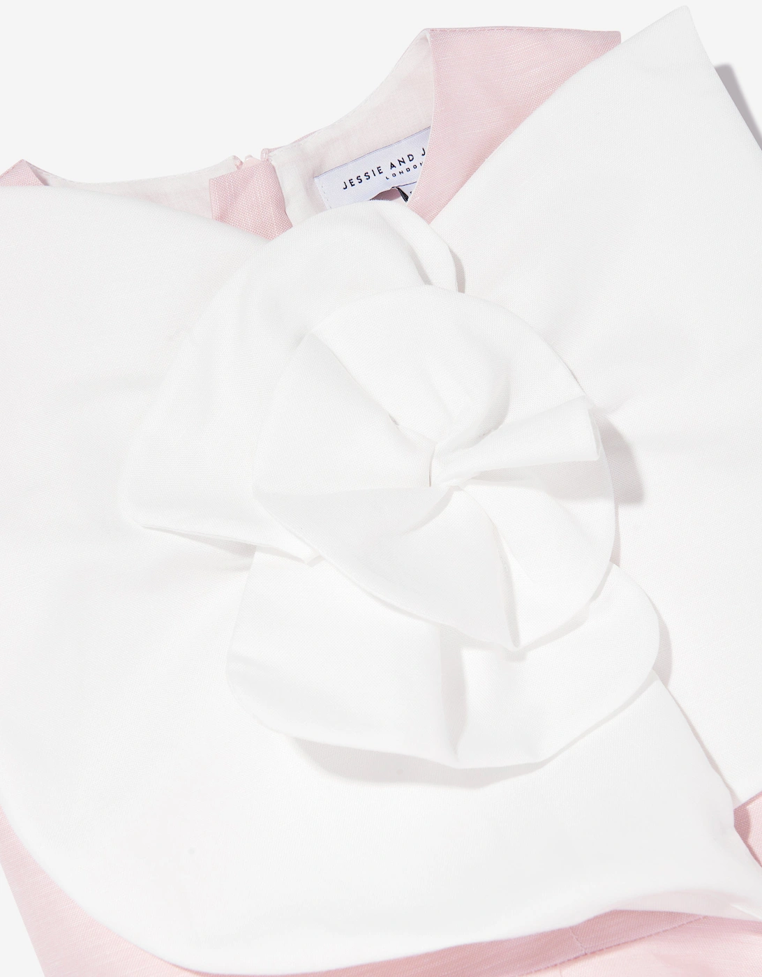 Girls Peony Flower Dress in Pink