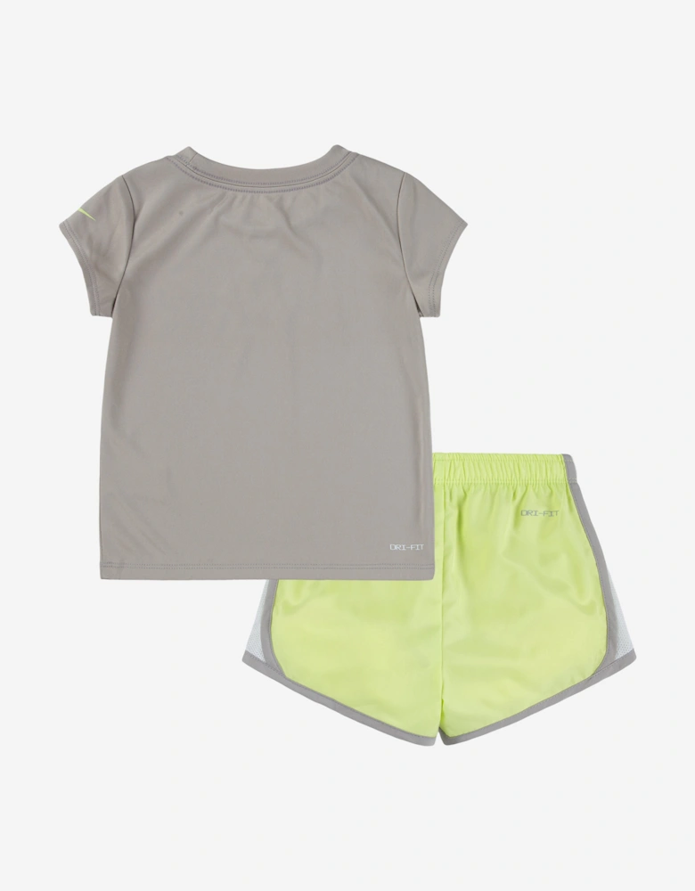 Girls Essentials Tempo Short Set in Yellow