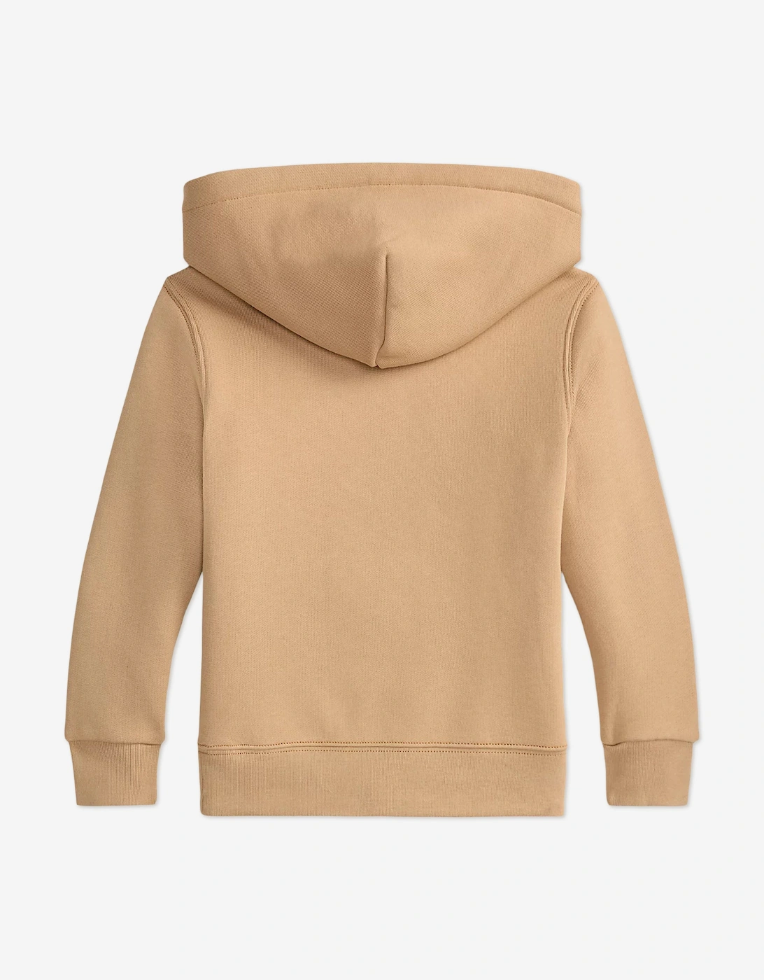 Boys Logo Hoodie in Beige