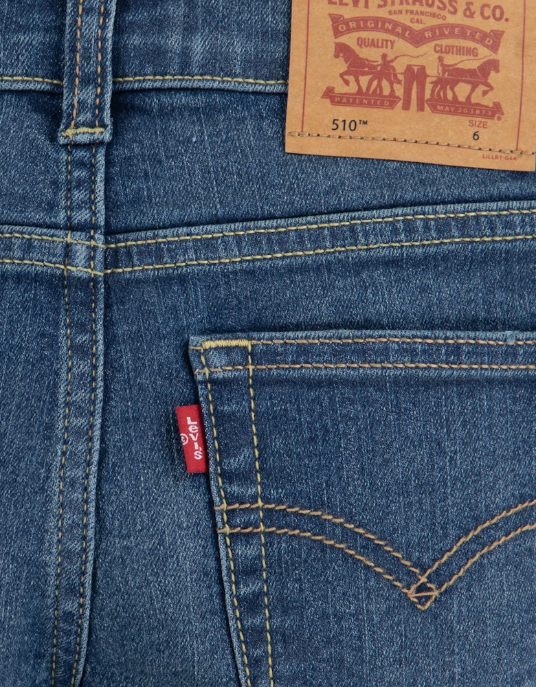 Boys 510 Skinny Fit Jeans in Blue