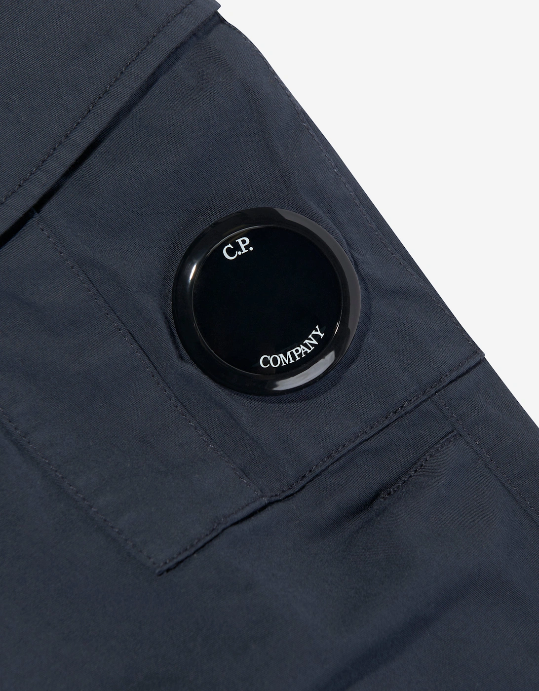 C.P. Company Boys Lens Cargo Trousers in Navy
