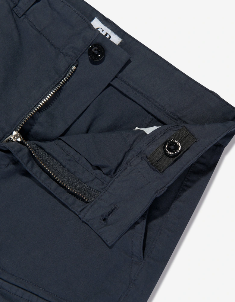 C.P. Company Boys Lens Cargo Trousers in Navy