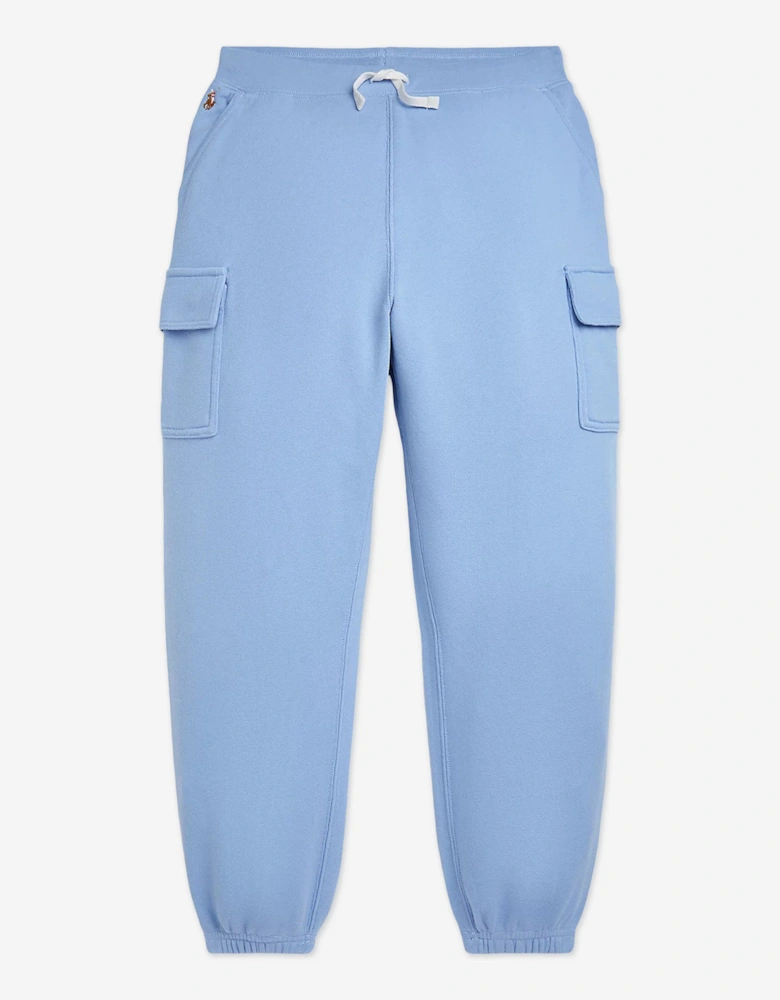 Girls Cargo Trousers in Blue