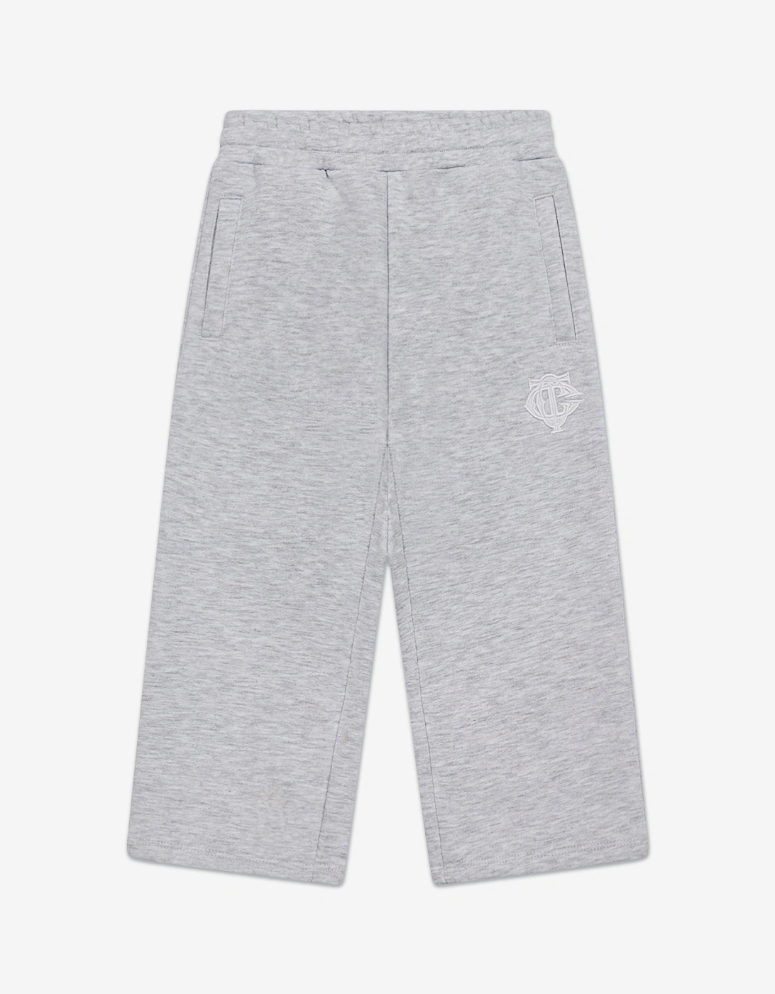 Kids Emblem Applique Joggers in Grey, 5 of 4