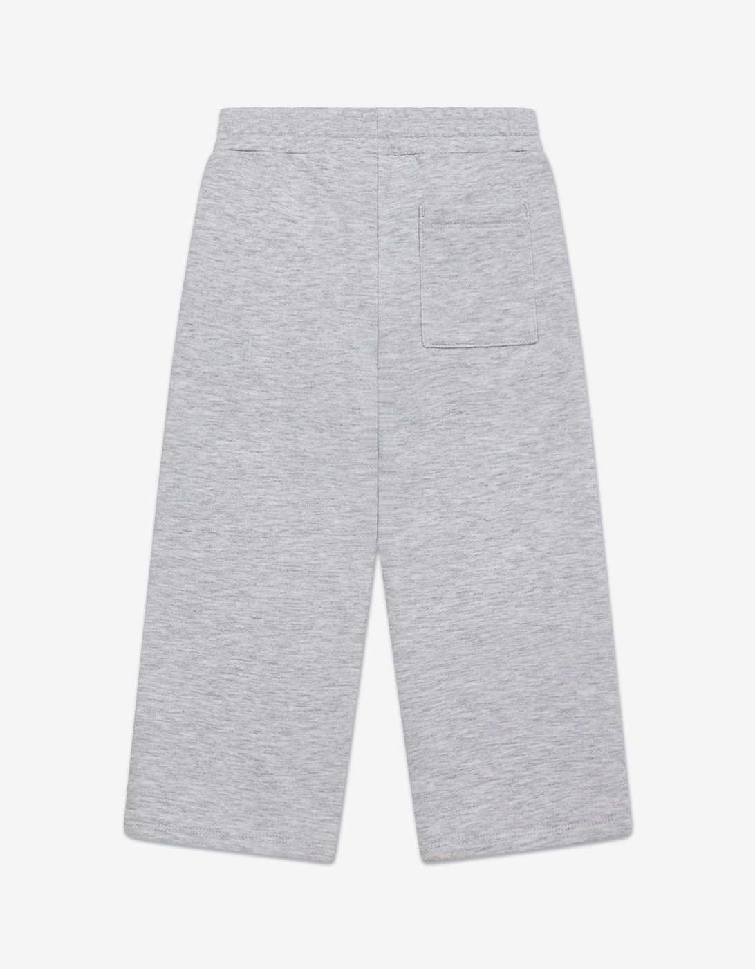 Kids Emblem Applique Joggers in Grey