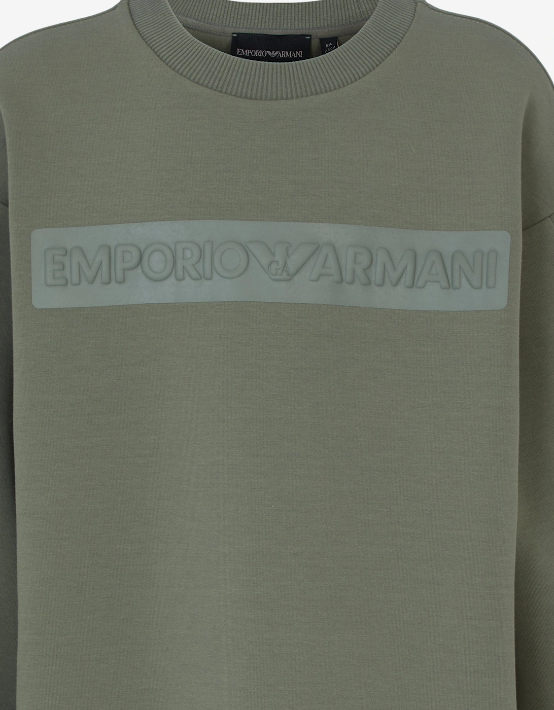 Boys Logo Sweatshirt in Green