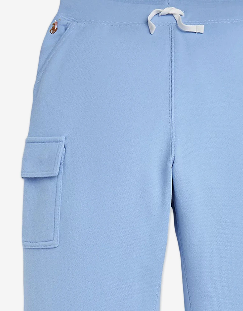 Girls Cargo Trousers in Blue