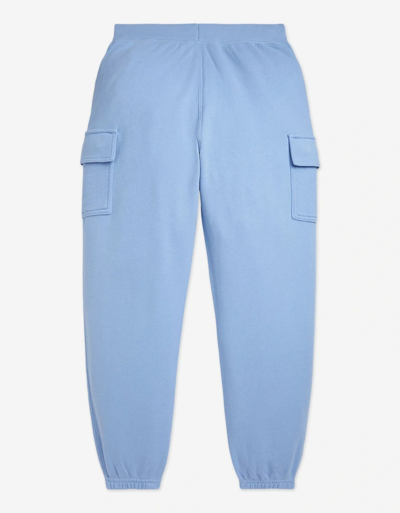 Girls Cargo Trousers in Blue