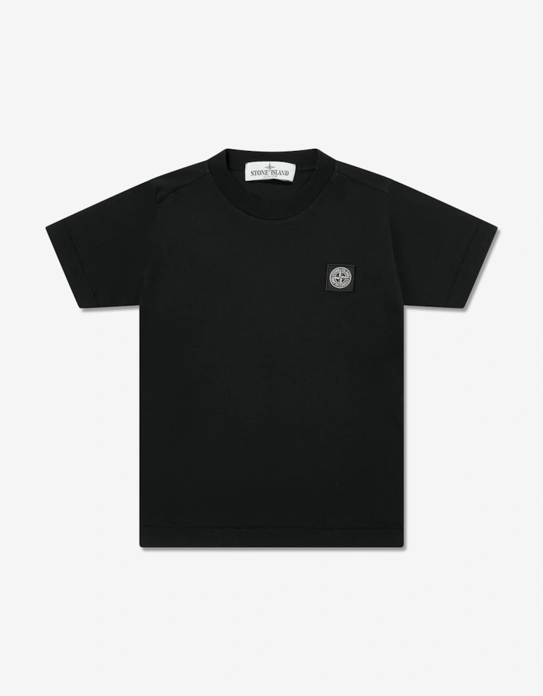 Boys Compass Logo T-Shirt in Black