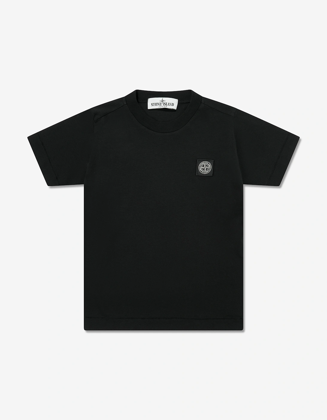 Boys Compass Logo T-Shirt in Black, 5 of 4