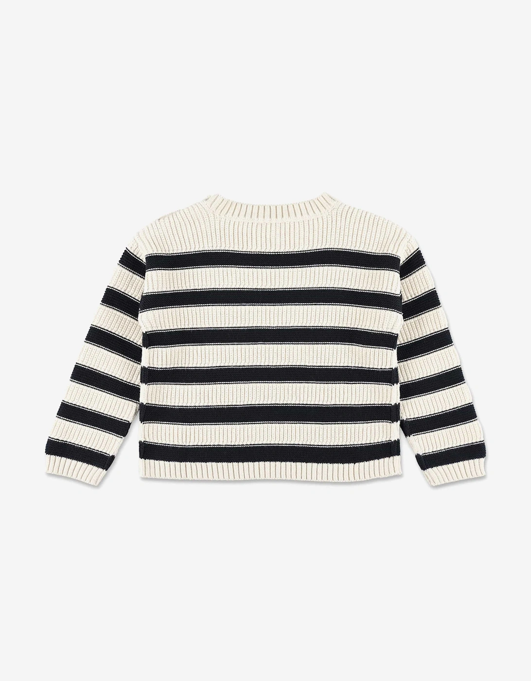 Girls Striped Ereni Jumper in Navy
