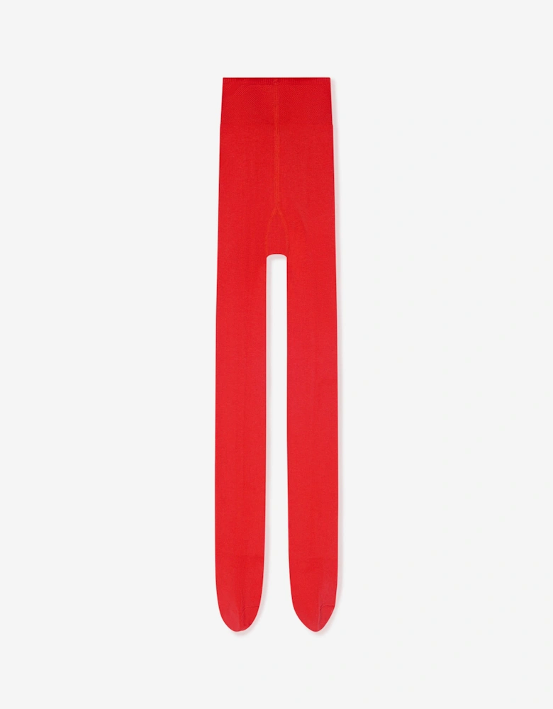 Girls Family Tights in Red