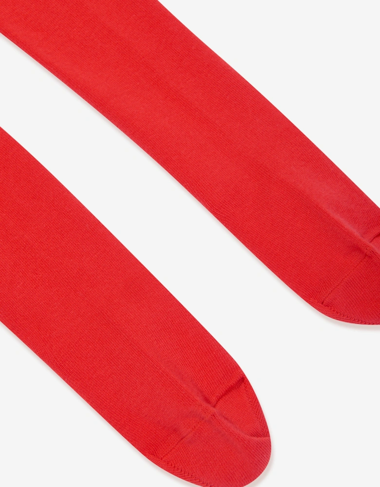 Girls Family Tights in Red